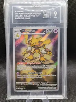 2025 Pokemon Mega Evolution Black Star Promo Alakazam #009 TAG 9 #3914 - Image 1
