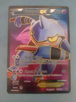 Toxicroak EX 102/106 Full Art Ultra Rare - Flashfire - Pokemon TCG - LP - Image 1