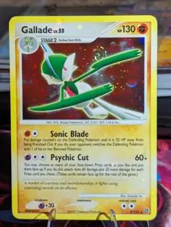 Pokemon 2007 Pokemon Diamond & Pearl Secret Wonders Gallade Holo 6/132 w/swirl - Image 3