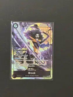 Brook OP06-092 EN ONE PIECE TCG 2024 Championship TOP PLAYER Mint - Image 3
