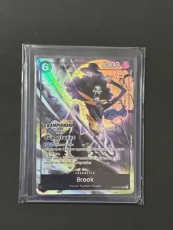 Brook OP06-092 EN ONE PIECE TCG 2024 Championship TOP PLAYER Mint - Image 5