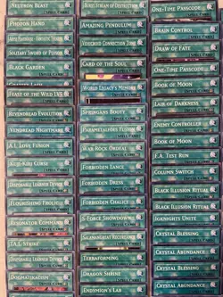 216 Yu-Gi-Oh Green Spell CARD LOT, ALL 1ST EDITIONS - Image 4