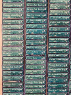 216 Yu-Gi-Oh Green Spell CARD LOT, ALL 1ST EDITIONS - Image 5
