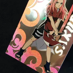 S0334 Sakura Japanese Naruto Holo Card Amada Vintage Super Rare - Image 2