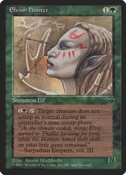 Elvish Hunter (Maddocks) MTG NM - Fallen Empires - Image 1