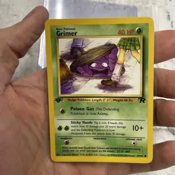 Pokemon TCG - GRIMER 57/82 - Team Rocket (2000) WOTC - Pokemon 1st Edition NM - Image 1