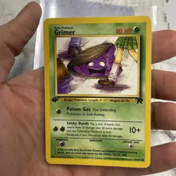 Pokemon TCG - GRIMER 57/82 - Team Rocket (2000) WOTC - Pokemon 1st Edition NM - Image 2