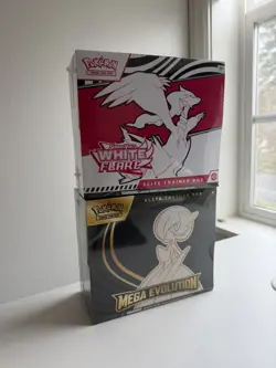 Pokemon: Mega Evolution + Scarlet Violet White Flare Elite Trainer Box - Image 2