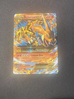 M Charizard EX (Y) (Secret) 107/106 Flashfire Holo Pokemon Card TCG - Image 1