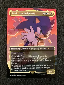 Magic The Gathering MTG - Sonic the Hedgehog - Secret Lair Drop - Image 1