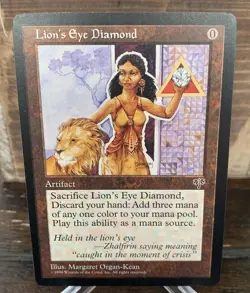 MTG Lion's Eye Diamond -MIRAGE [MIR] Set RESERVED LIST NM Out of Print - Image 1