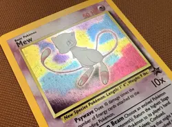 Mew Holo Wizards of the Coast Black Star Promo #9 Pokemon League 2000 - Image 3