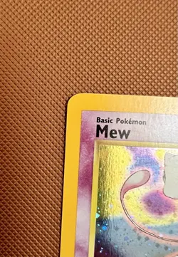 Mew Holo Wizards of the Coast Black Star Promo #9 Pokemon League 2000 - Image 4