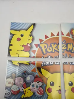 2000 Topps Pokemon TV Animation Series 3 Complete Puzzle Set P01-P06 Blue Logo - Image 2