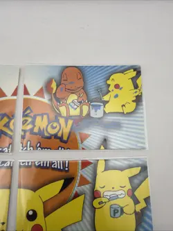 2000 Topps Pokemon TV Animation Series 3 Complete Puzzle Set P01-P06 Blue Logo - Image 3