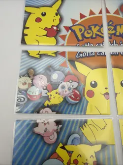 2000 Topps Pokemon TV Animation Series 3 Complete Puzzle Set P01-P06 Blue Logo - Image 4