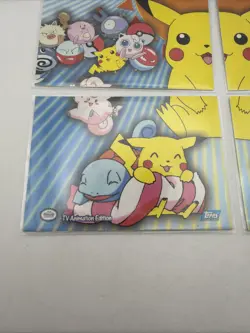 2000 Topps Pokemon TV Animation Series 3 Complete Puzzle Set P01-P06 Blue Logo - Image 5