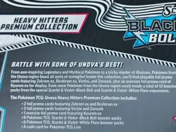 Pokemon TCG Unova Heavy Hitters Premium Collection (SV Black Bolt & White Flare) - Image 3