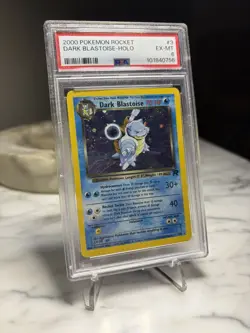 2000 Pokemon Rocket Dark Blastoise Holo PSA 6 - Image 1