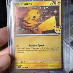 Pokemon Pikachu 051/162 Pokemon Day 2026 Promo * FART SWIRL - Image 1