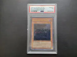Yugioh - Neo-Spacian Dark Panther POTD-EN005 Ultimate Rare 1st Edition PSA 7 - Image 1