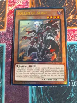 Yu-Gi-Oh! Fallen of Albaz RA01-EN021 Ultimate Rare 1st Edition Near Mint - Image 1