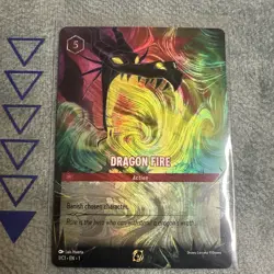 Lorcana Challenge Dragon Fire Promo 25/P1 Enchanted Atlanta IN HAND #2 - Image 3