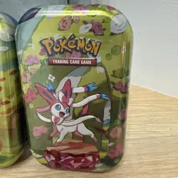 NEW! 2 Prismatic Evolution Evolutions Mini Tins Pokemon Cards SEALED WITH Coin - Image 3