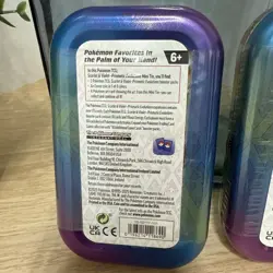 NEW! 2 Prismatic Evolution Evolutions Mini Tins Pokemon Cards SEALED WITH Coin - Image 5