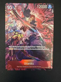 NM Shanks OP09-004 English Version 2nd Anniversary Set One Piece Card Game - Image 1