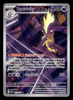 Toxtricity 103/094 Illustration Rare Phantasmal Flames Pokemon Card - Image 1