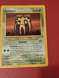 Sunkern 83/105 Neo Destiny Unlimited 2002 Pokemon Card Common LP - Image 1