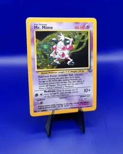 Mr Mime 6/64 Jungle Set Holo Rare Pokemon Card Nintendo Pokemon TCG WOTC 1999 NM - Image 2