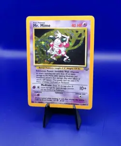 Mr Mime 6/64 Jungle Set Holo Rare Pokemon Card Nintendo Pokemon TCG WOTC 1999 NM - Image 3