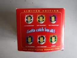 Pokemon 23K Gold Plated Burger King Limited Edition Charizard Trading Card - Image 3