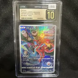 🔥🔥 Deoxys 185/172 AR Art Rare Pristine 10 VSTAR Universe s12a Pokemon Card CGC - Image 1