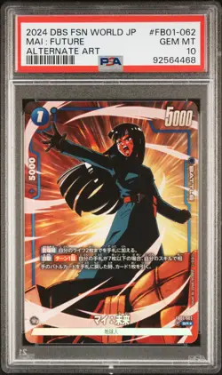 PSA 10 Mai : Future FB01-062 Japanese Dragon Ball Card TCG - Image 1