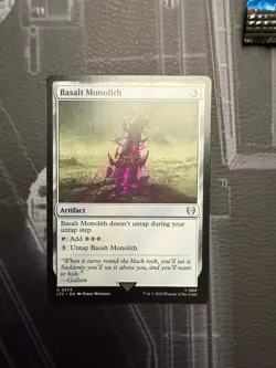 Basalt Monolith Commander: Lord of the Rings Uncommon - Image 1