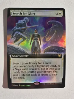 Search for Glory MTG Foil Ex Art. White Tutor Kaldheim - Image 2