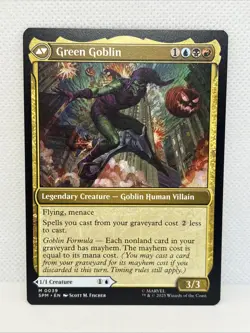 NM/M - Norman Osborn/Green Goblin M 0039 - MTG Marvel's Spider-Man - Image 3