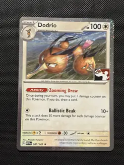 Pokemon Play Prize Pack Series 4-5 - Dodrio - 085/165 - COSMOS HOLO - M/NM - Image 2