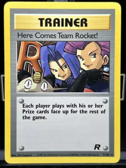 Here Comes Team Rocket (71/82) Regular Team Rocket Set Rare Pokemon Card LP - Image 3
