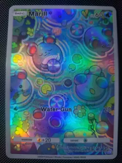 Marill Pokemon TCG Pocket Custom Textured DIY Holo Foil Card - Image 1