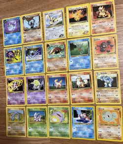 Pokemon Base Through Neo Set Of 20 Cards - Image 1