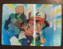 Pokemon Ash Ketchum Lenticular Promo Card PIKA-0020D/DVD NM - Image 2