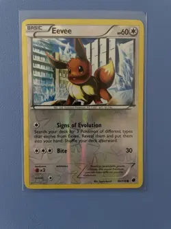 Eevee 90/116 Reverse Holo Rare Pokemon Card - Lightly Played - Image 2