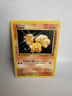 Vulpix 68/102 Non Holo Rare Pokemon Card WOTC Base Set 1999 Vintage Original TCG - Image 1