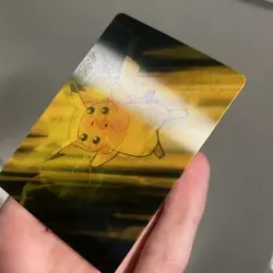 1998 Pokemon Lenticular Pikachu Card Viz Video - Image 3