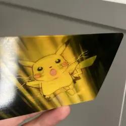1998 Pokemon Lenticular Pikachu Card Viz Video - Image 5