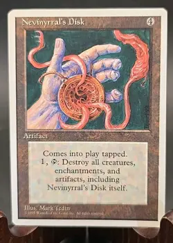 Nevinyrral's Disk MTG Core Set 4th Edition Regular Moderately Played - Image 1